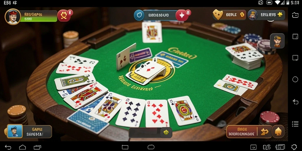 Tampilan gameplay E88 menampilkan serunya bermain Gaple online.