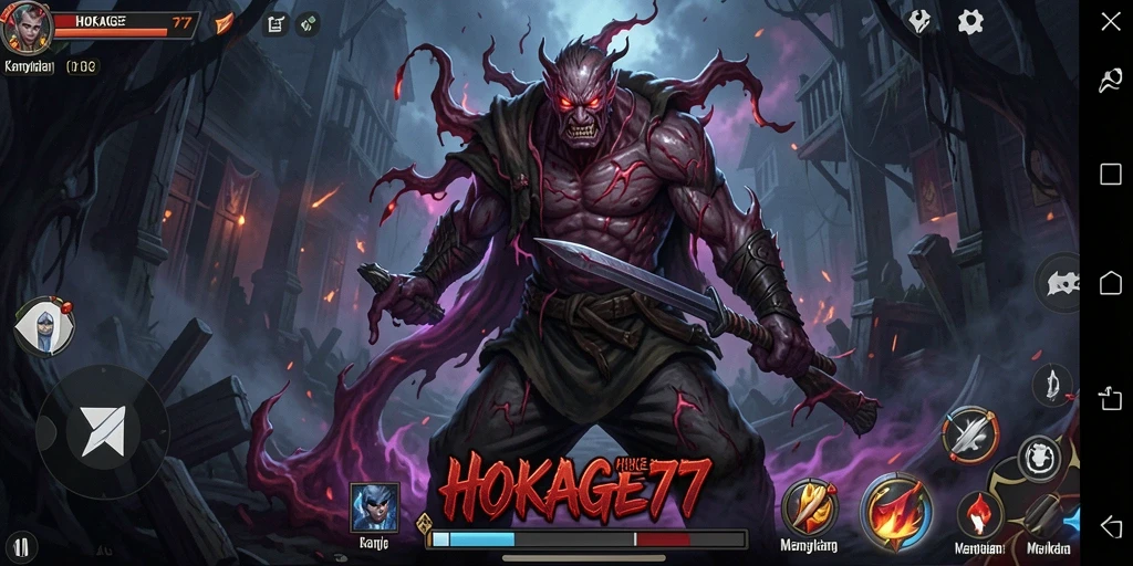 Gameplay mencengangkan saat Anda menjelajahi dunia kegelapan HOKAGE77.