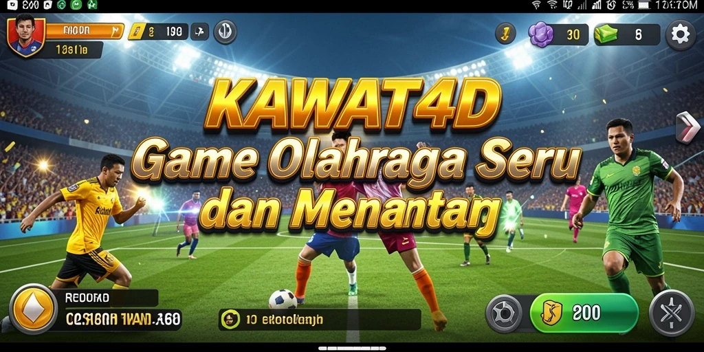 Gameplay seru KAWAT4D dengan grafis menarik dan kompetisi yang menantang.