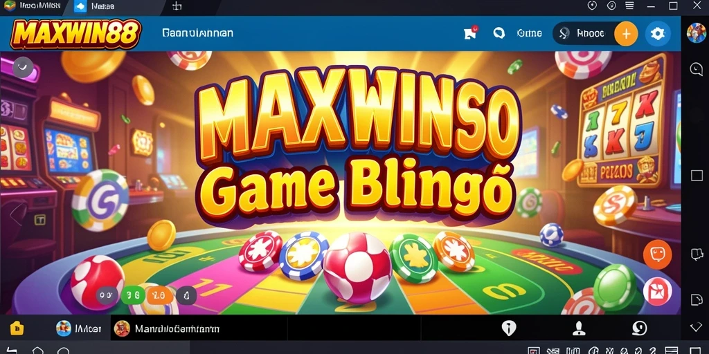 Tampilan gameplay seru MAXWIN88 di tatanan Bingo.