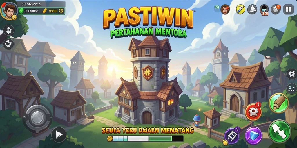 Gameplay menara pertahanan yang intens dan strategis.
