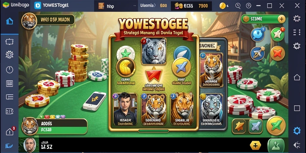 Tampilan gameplay menarik dan interaktif dari YOWESTOGEL.